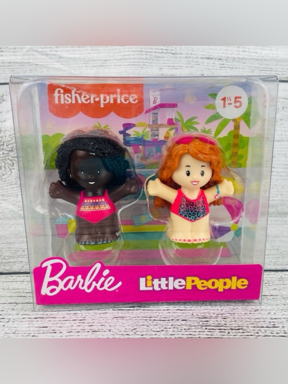 Fisher Price Little People Barbie 2pk Toy Figures - NEW